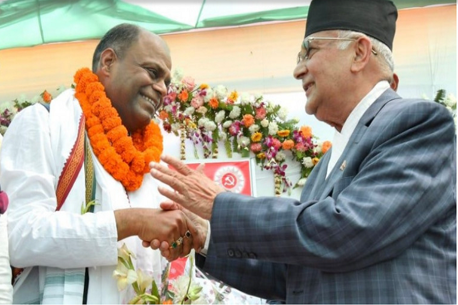 वीरगन्जमा एमाले-लोसपा गठबन्धनले उठायो मेयरमा एमालेका सरावगी उम्मेदवार