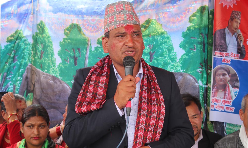 निर्वाचन हामीले जितिसक्यौँ ,हाम्रो प्रतिष्पर्धा मतान्तरका लागी मात्रै हो : बालकृष्ण देउजा