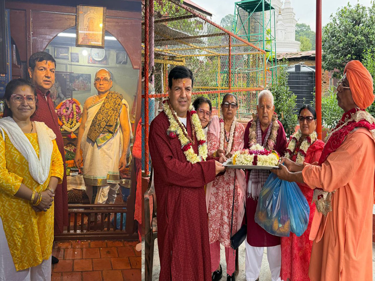 शर्माद्वारा  पशुपति मन्दिरमा विशेष पूजाअर्चना